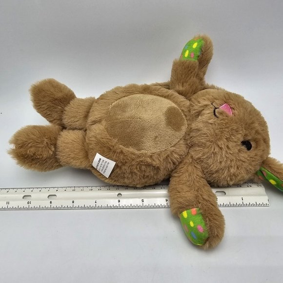 Creatology Easter Bunny Rabbit Brown Green Eggs 11" Sewn Eyes Michaels - Picture 5 of 6